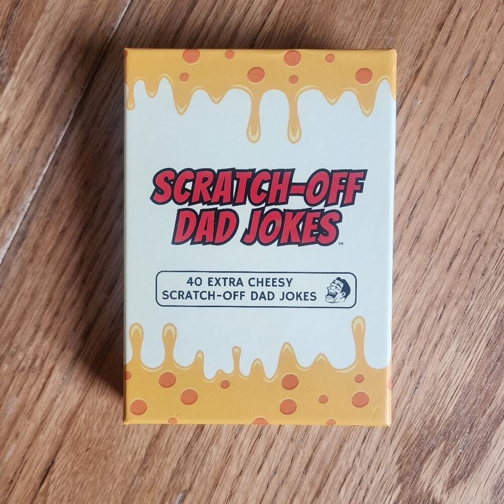 New in Box 40 Extra Cheesy Scratch Off Dad Jokes Family Activity Gifts for Him